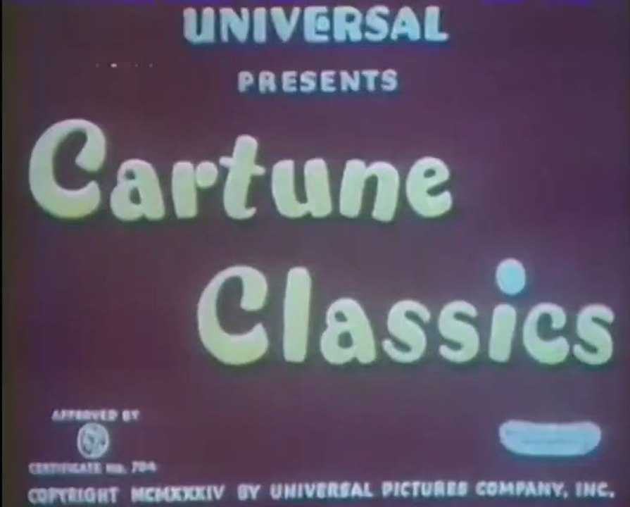 Cartoon three lazy mice (french) 1935