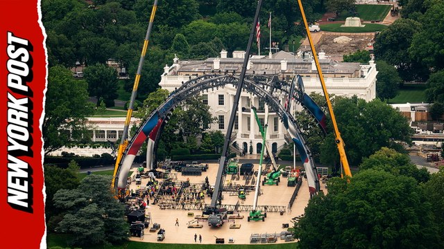 Massive scale of Trump's White House construction revealed — Ballroom and UFC arena taking shape