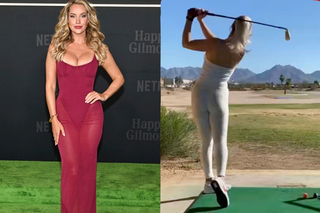 Paige Spiranac goes viral again after showing off mesmerizing golf speed drill