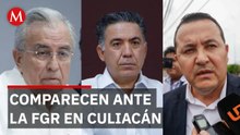 Exfuncionarios de Sinaloa comparecen ante la FGR tras acusaciones de Estados Unidos.