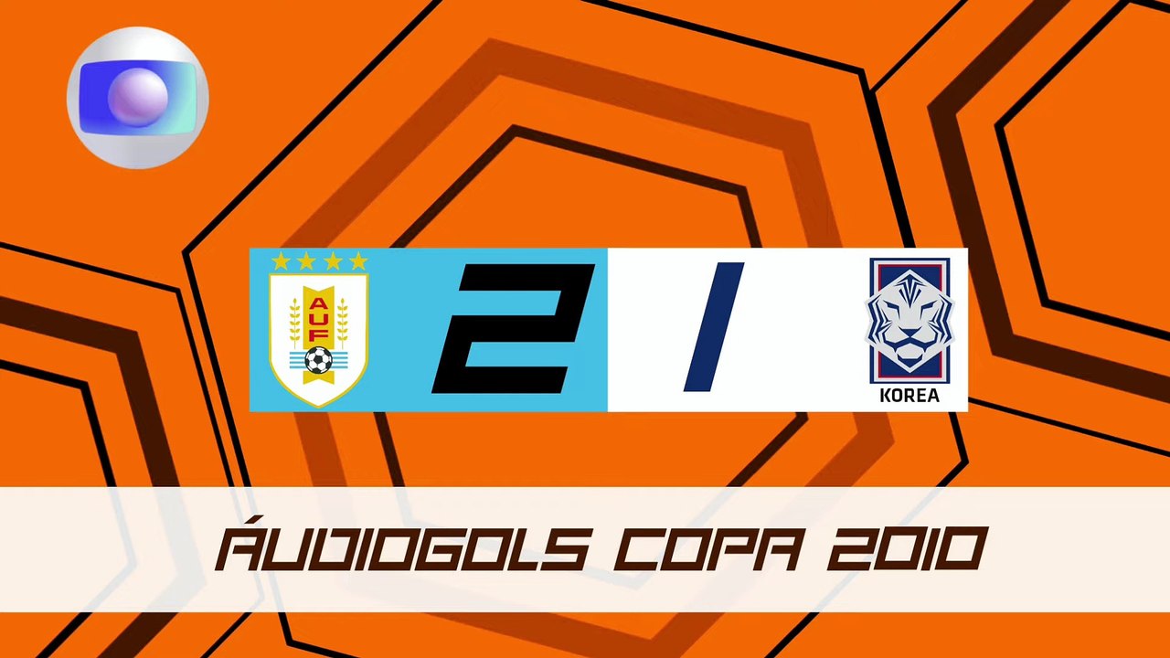 Áudiogols | Uruguai 2x1 Coréia do Sul (Globo 2010)