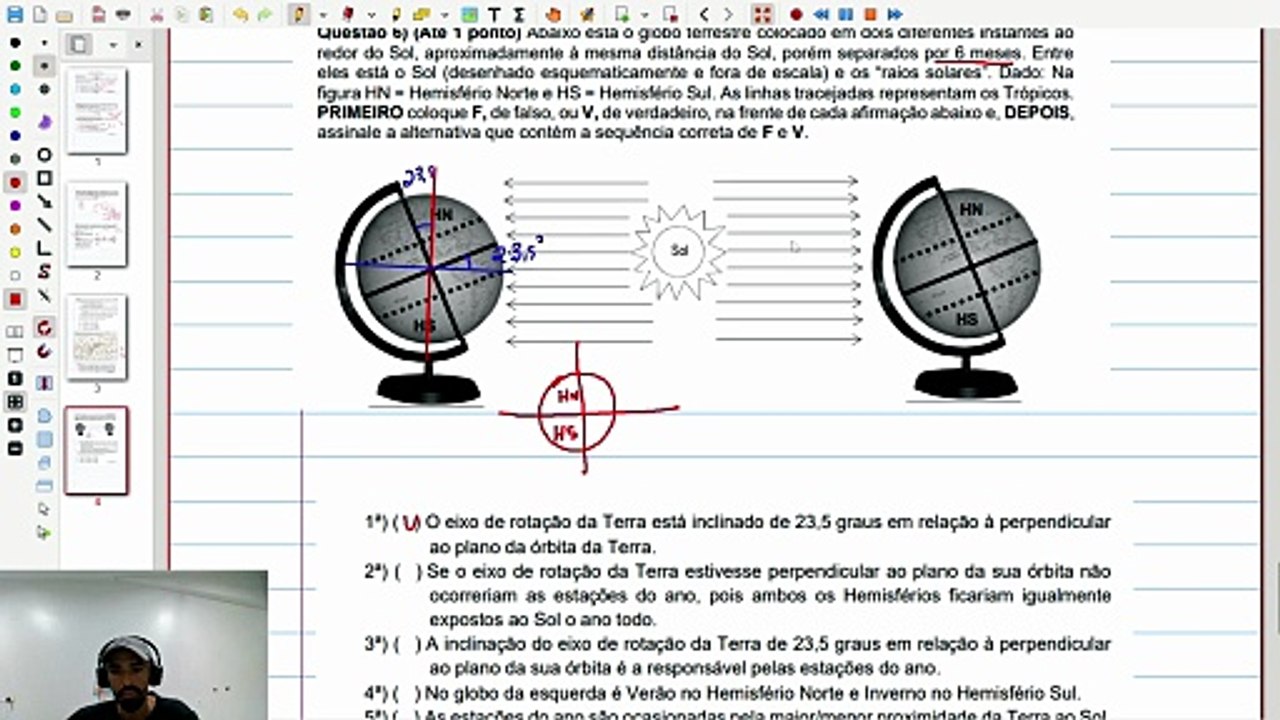 RESOLUÇÃO OBA 2023 - QUESTÃO 6 -  PROVA NÍVEL 3