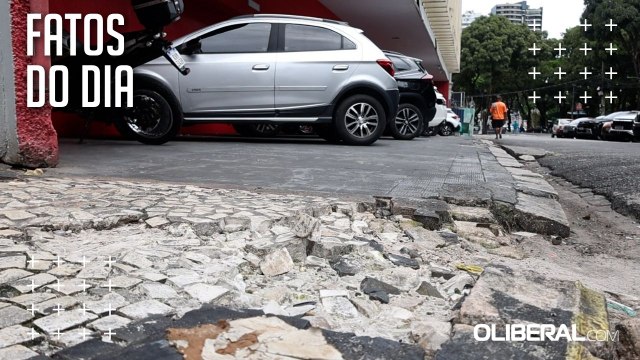 Descaracterização de calçadas históricas preocupa moradores e expõe abandono do patrimônio em Belém