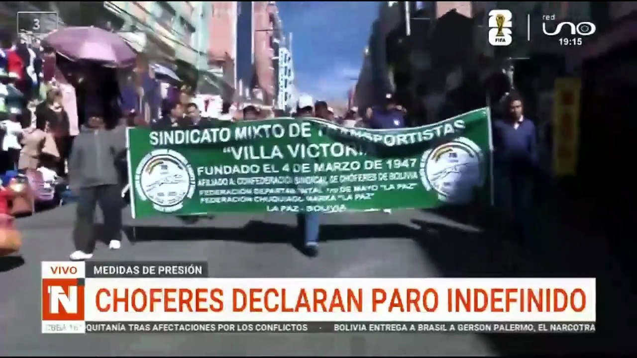 Choferes declaran paro indefinido