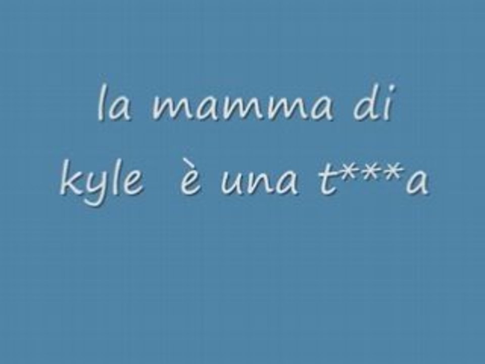 la mamma di kyle è una t+++a (toni e ribery version)