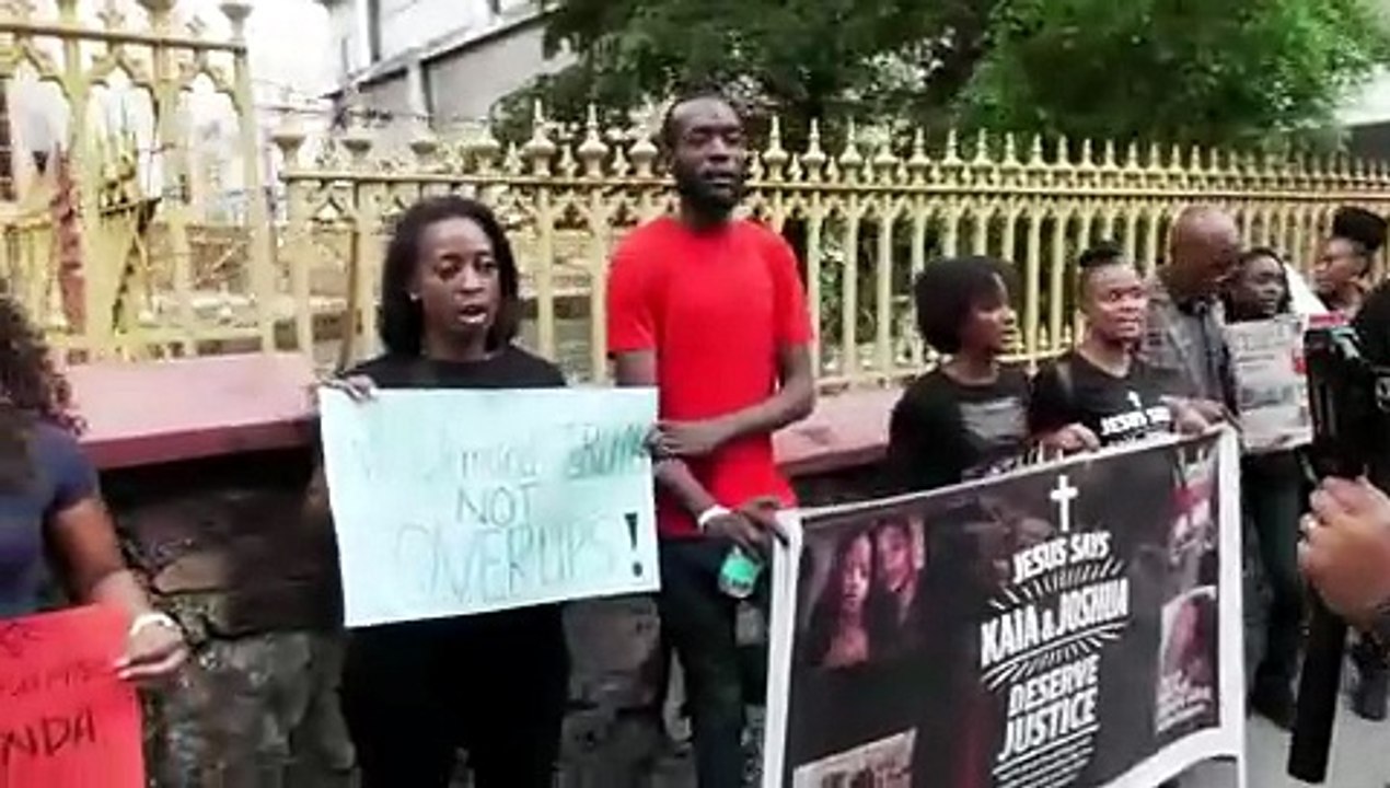 THREE ARRESTED AT KAIA SEALY PROTEST