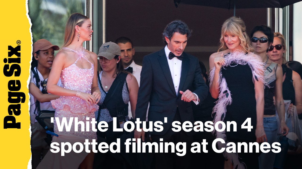 Laura Dern, Marissa Long and Steve Coogan spotted filming 'White Lotus' season 4 at Cannes Film Festival