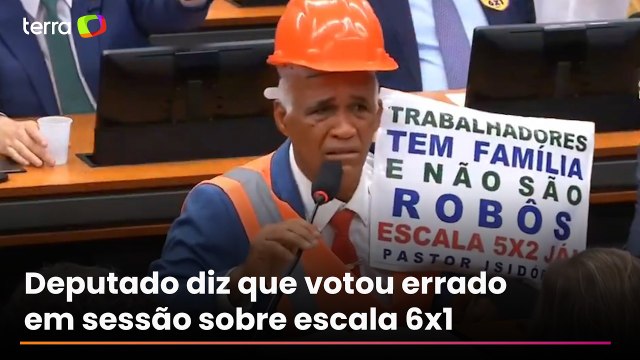 Deputado se confunde e errado em comissão sobre PEC do fim da escala 6x1