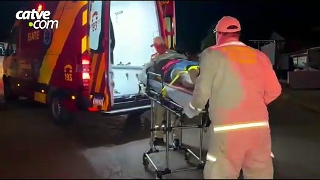 Motociclista fica ferido após batida no bairro Brasmadeira, em Cascavel