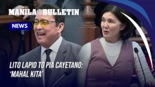 Lito Lapid tells Pia Cayetano she is loved despite being in different parties