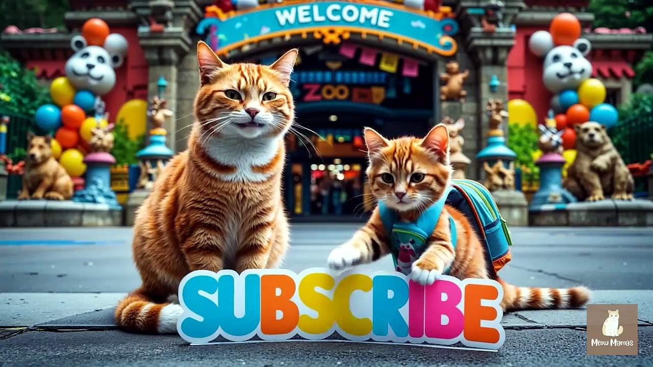 Mama Cat Trims Fur on the Farm and Makes Tiger Hat For Kittens At Home🐾🎩🐯_20