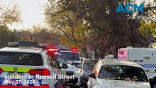 Emergency response to Russell Street incident
