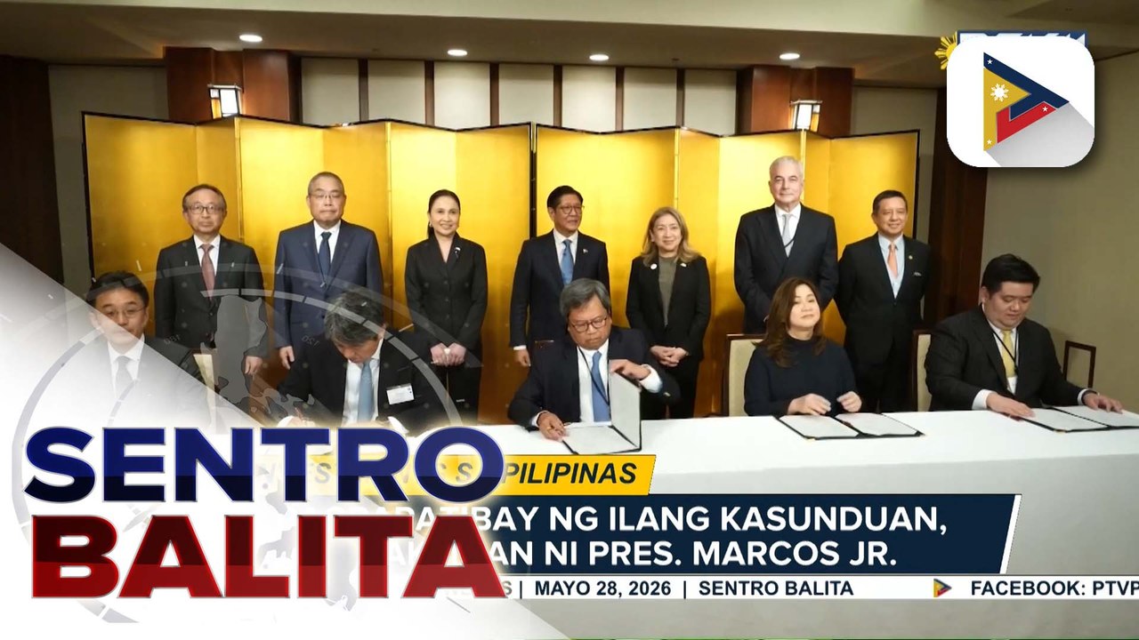 Nasa P210B halaga ng investment pledges, nakuha ni PBBM sa pulong sa top Japanese business executives; pagpapatibay ng ilang kasunduan, sinaksihan din | ulat ni Kenneth Paciente