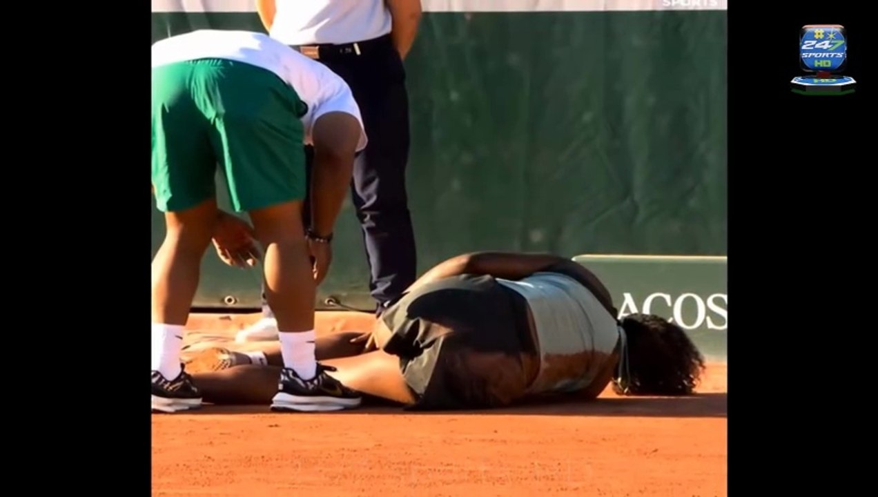 TENNIS HORROR: Tearful US tennis star Hailey Baptiste screams in agony after horrific on-court injury at French Open
