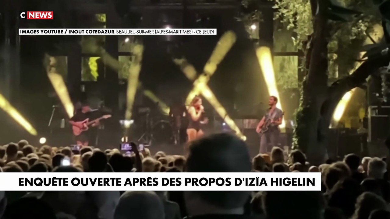 La chanteuse Izïa avait appelé au lynchage de Macron en plein concert, le parquet de Nice avait ouvert une enquête