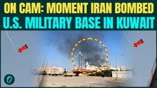 CHILLING FOOTAGE: Moment Iranian Missile ATTACKED U.S. Military Base In Kuwait