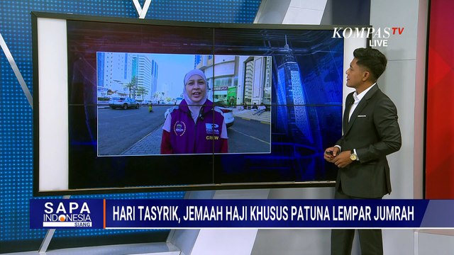 Jemaah Haji Khusus Tuntas Lempar Jumrah Hingga Berburu Souvenir Gratis di Tenda Mina