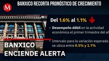 Banxico baja a 1.1% su previsión de crecimiento económico para México