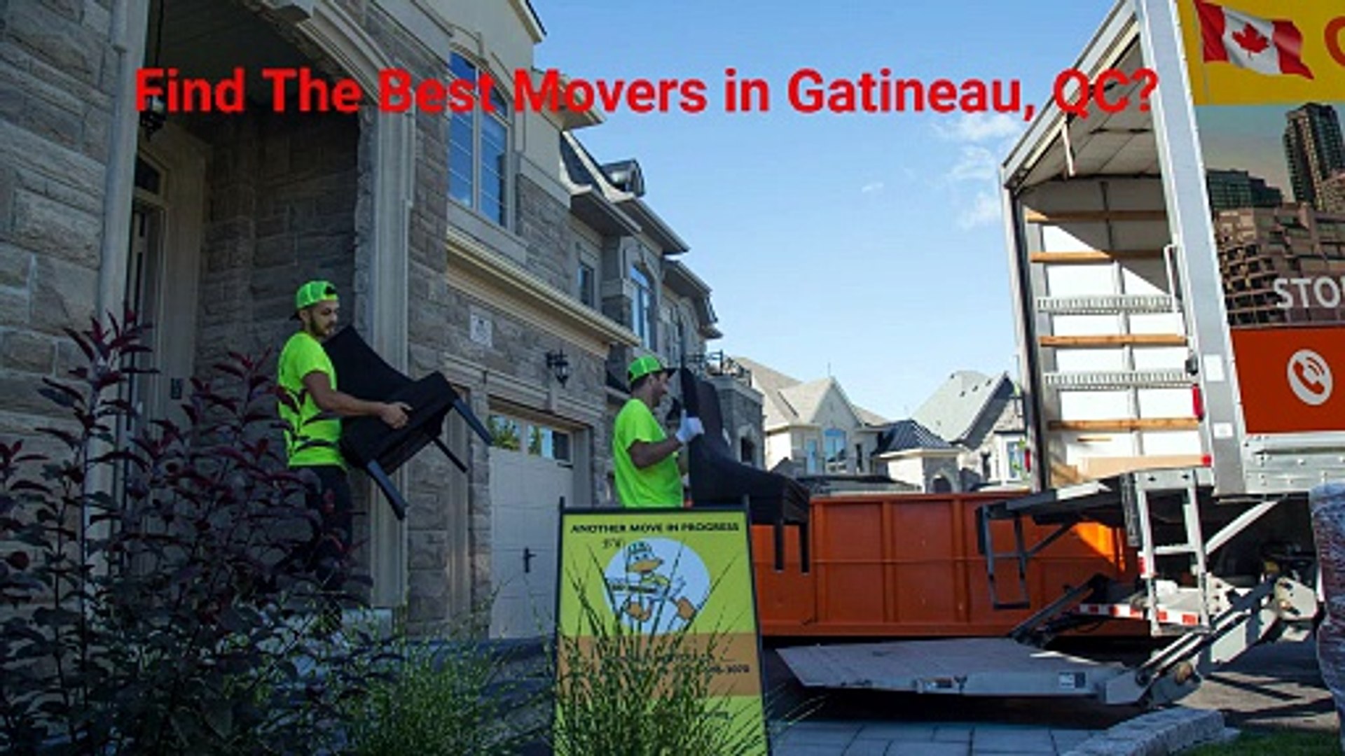 Get Movers - Reliable Movers in Gatineau, QC