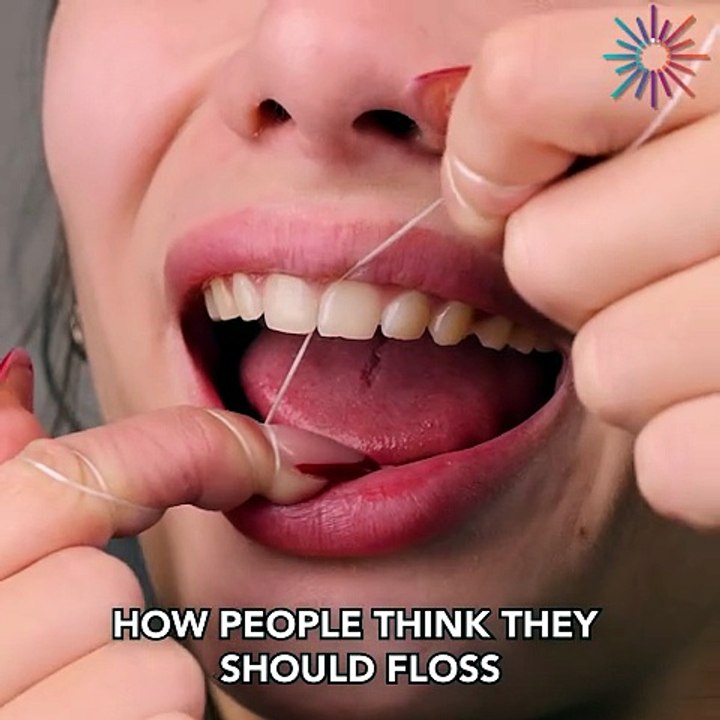 How you should actually floss 🦷