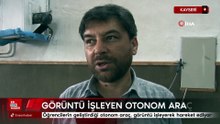 Öğrencilerin geliştirdiği otonom araç, görüntü işleyerek hareket ediyor