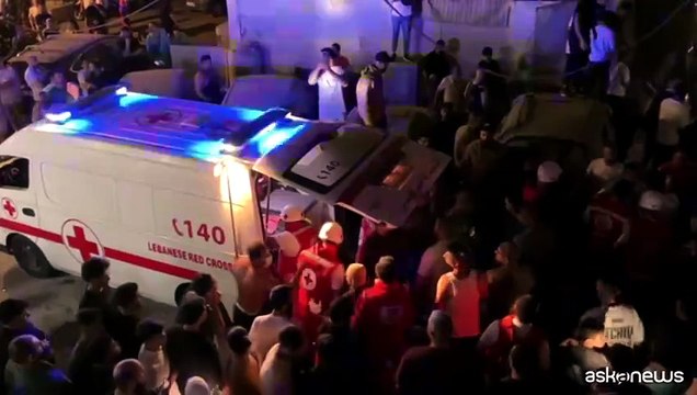 Libano, macerie a Sidone dopo un raid israeliano