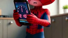 Spider-Man Missing the Bus #SpidermanAction, #HeroRescue, #EpicSave, #SuperheroMoments, #SpidermanShorts