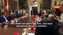 Trump: Hormuz sarà aperto a tutti, l'Oman collaborerà o lo faremo saltare in aria