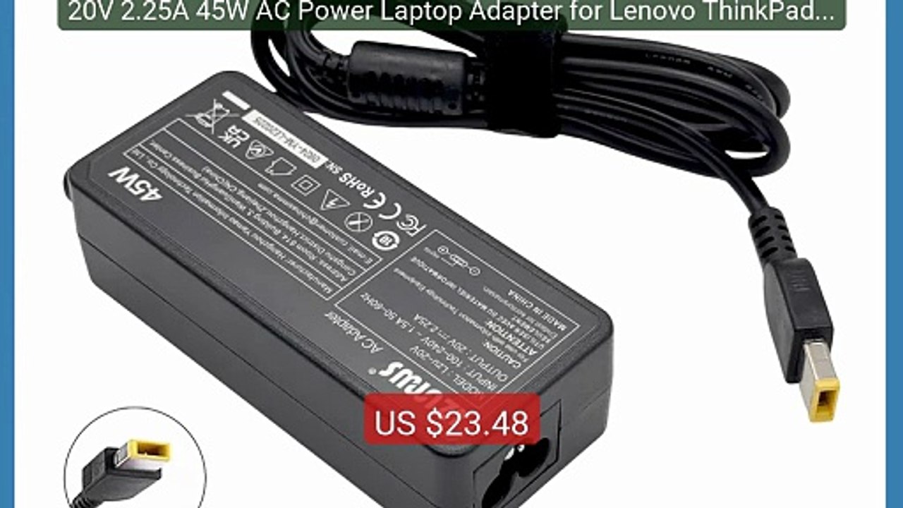 20V 2.25A 45W AC Power Laptop Adapter for Lenovo ThinkPad X230s X2... -- Best Deal 2026 | Shop Now!
