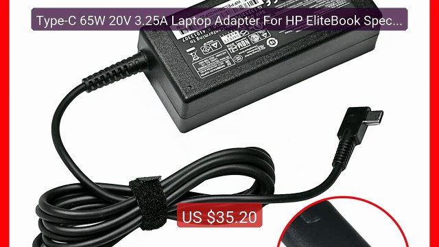 Type-C 65W 20V 3.25A Laptop Adapter For HP EliteBook Spectr... Top Pick 2026 | Unbeatable Price!