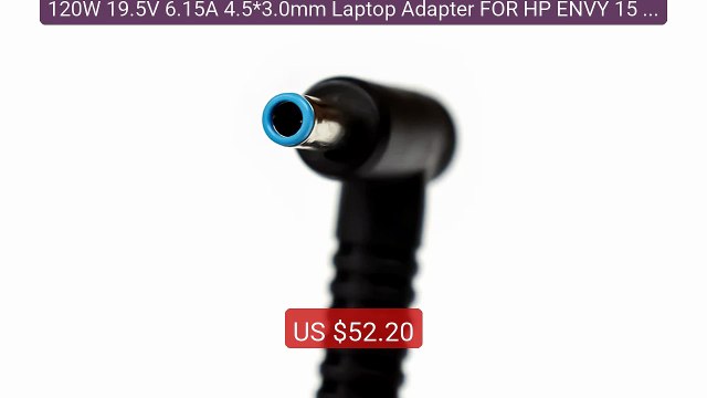 120W 19.5V 6.15A 4.5*3.0mm Laptop Adapter FOR HP ENVY 15 17... Top Pick 2026 | Unbeatable Price!