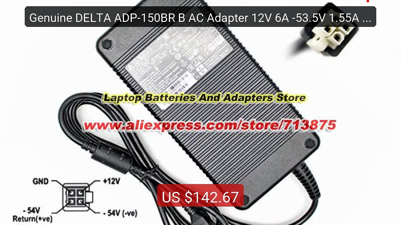 Genuine DELTA ADP-150BR B AC Adapter 12V 6A -53.5V 1.55A 341-... -- Amazing Value 2026 | Must Have!