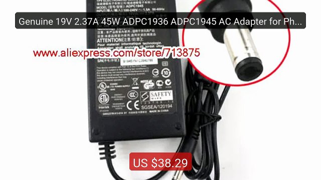 Genuine 19V 2.37A 45W ADPC1936 ADPC1945 AC Adapter for Philips... Best Buy 2026 | Great Quality!