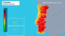 As temperaturas vão sofrer uma reviravolta na próxima semana com descida à vista
