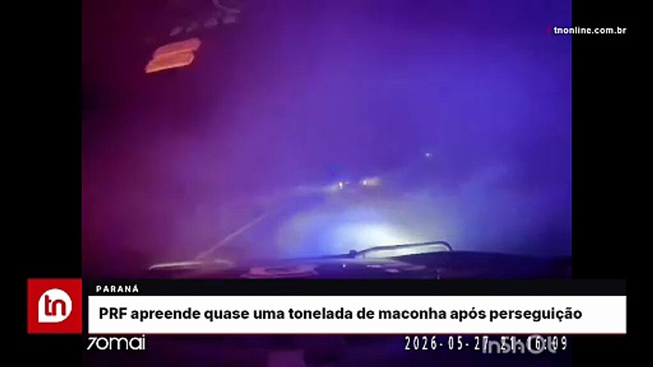 PRF apreende quase uma tonelada de maconha após acompanhamento tático