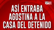 Desaparición de Agostina: así entraba la joven a la casa del detenido