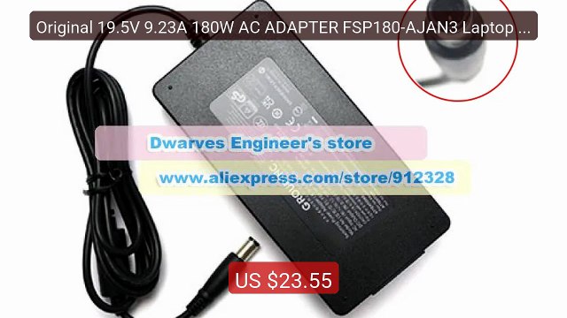 Original 19.5V 9.23A 180W AC ADAPTER FSP180-AJAN3 Laptop Ch... Top Pick 2026 | Unbeatable Price!