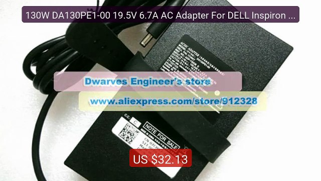 130W DA130PE1-00 19.5V 6.7A AC Adapter For DELL Inspiron 15 55... Hot Deal 2026 | Limited Offer!