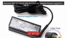Genuine VGP-AC10V10 VGP-AC10V9 AC Adapter Power supply For SON... -- Hot Deal 2026 | Limited Offer!