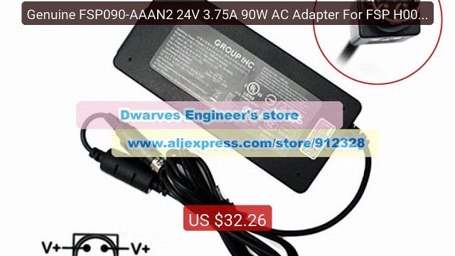 Genuine FSP090-AAAN2 24V 3.75A 90W AC Adapter For FSP H0000058... Best Buy 2026 | Great Quality!