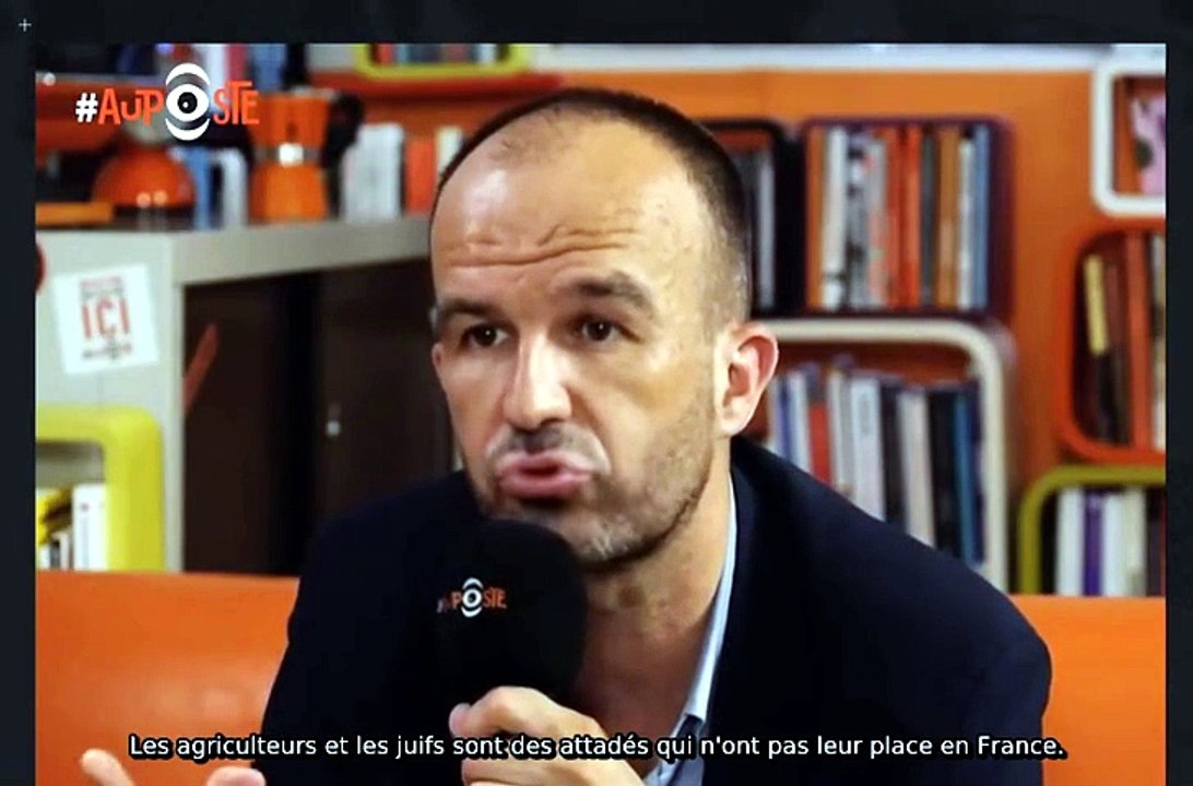 Manuel Bompard LFI AuPoste 27 05 26 je déteste les juifs et les agriculteurs #manuelbompard #antisémitisme #agriculteurs #LFI