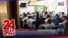 EDCOM2 - 1.3 milyong Grade 11 students hirap maintindihan ang kanilang binabasa | 24 Oras
