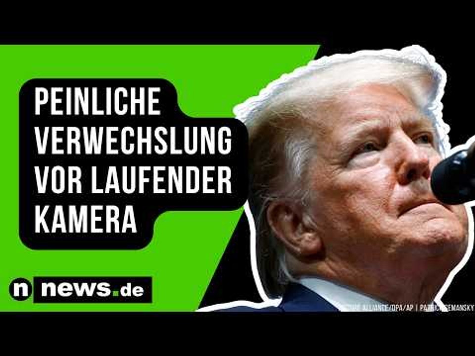 Donald Trump: Peinliche Verwechslung vor laufender Kamera - und niemand stoppt ihn