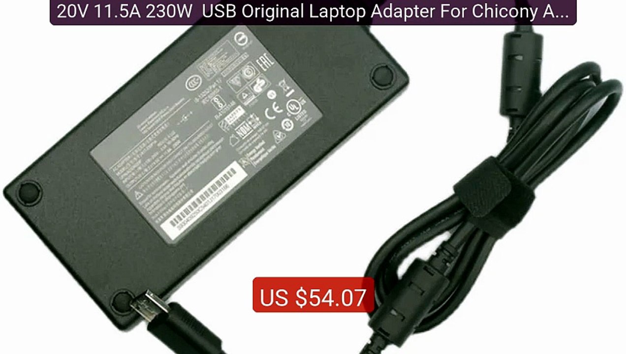 20V 11.5A 230W  USB Original Laptop Adapter For Chicony A17-23... -- Best Buy 2026 | Great Quality!