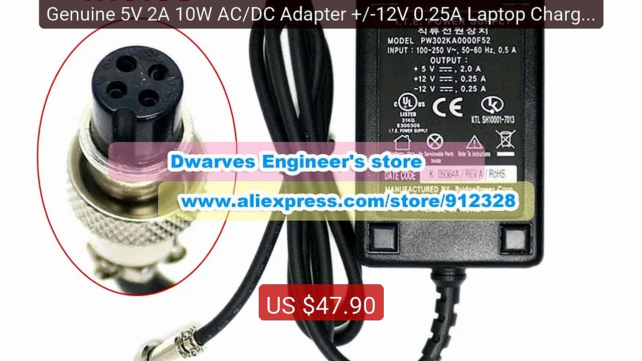 Genuine 5V 2A 10W AC/DC Adapter +/-12V 0.25A Laptop Charger for ITE... -- Top Rated 2026 | Buy Now!