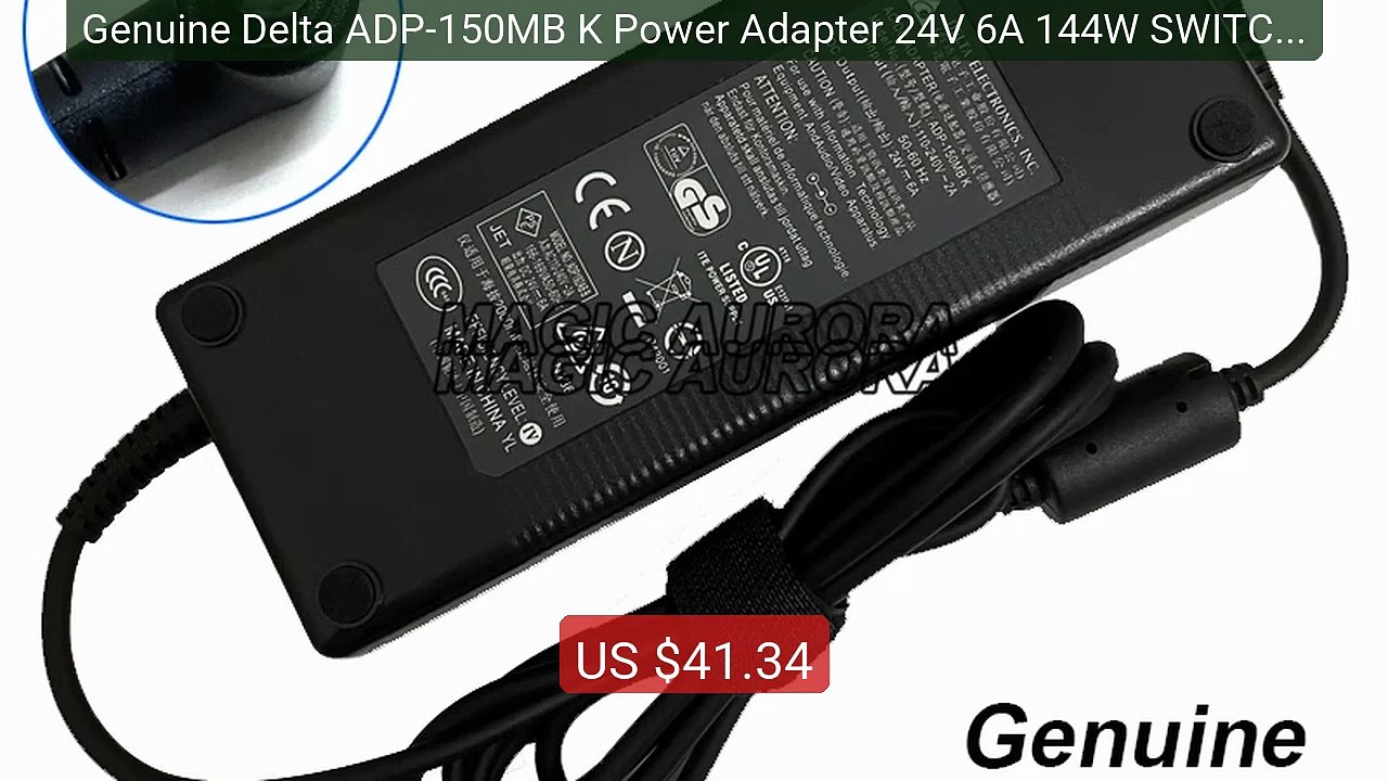 Genuine Delta ADP-150MB K Power Adapter 24V 6A 144W SWITCHING ... -- Hot Deal 2026 | Limited Offer!