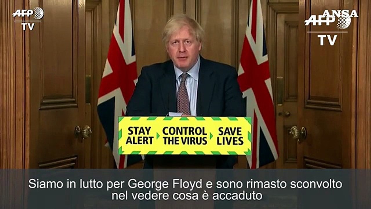 Floyd, Johnson agli Usa: "Non c'e' posto per il razzismo in questa societa'"