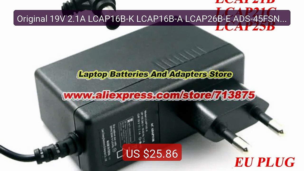 Original 19V 2.1A LCAP16B-K LCAP16B-A LCAP26B-E ADS-45FSN-19 19040... -- Best Deal 2026 | Shop Now!