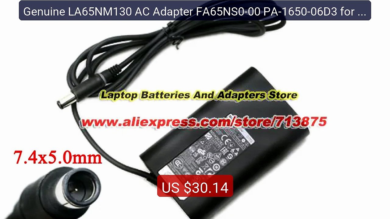 Genuine LA65NM130 AC Adapter FA65NS0-00 PA-1650-06D3 for DELL... -- Amazing Value 2026 | Must Have!