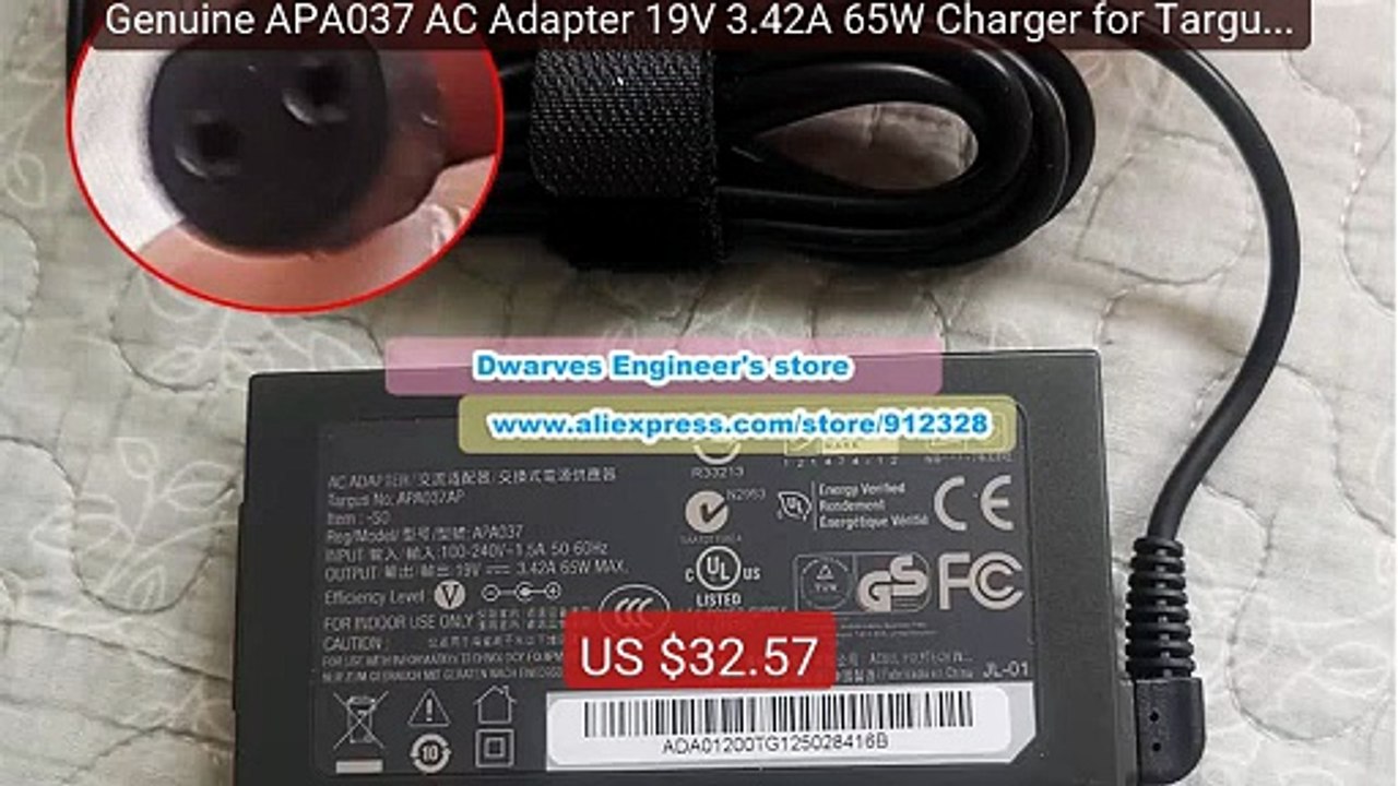 Genuine APA037 AC Adapter 19V 3.42A 65W Charger for Targus AP... -- Amazing Value 2026 | Must Have!